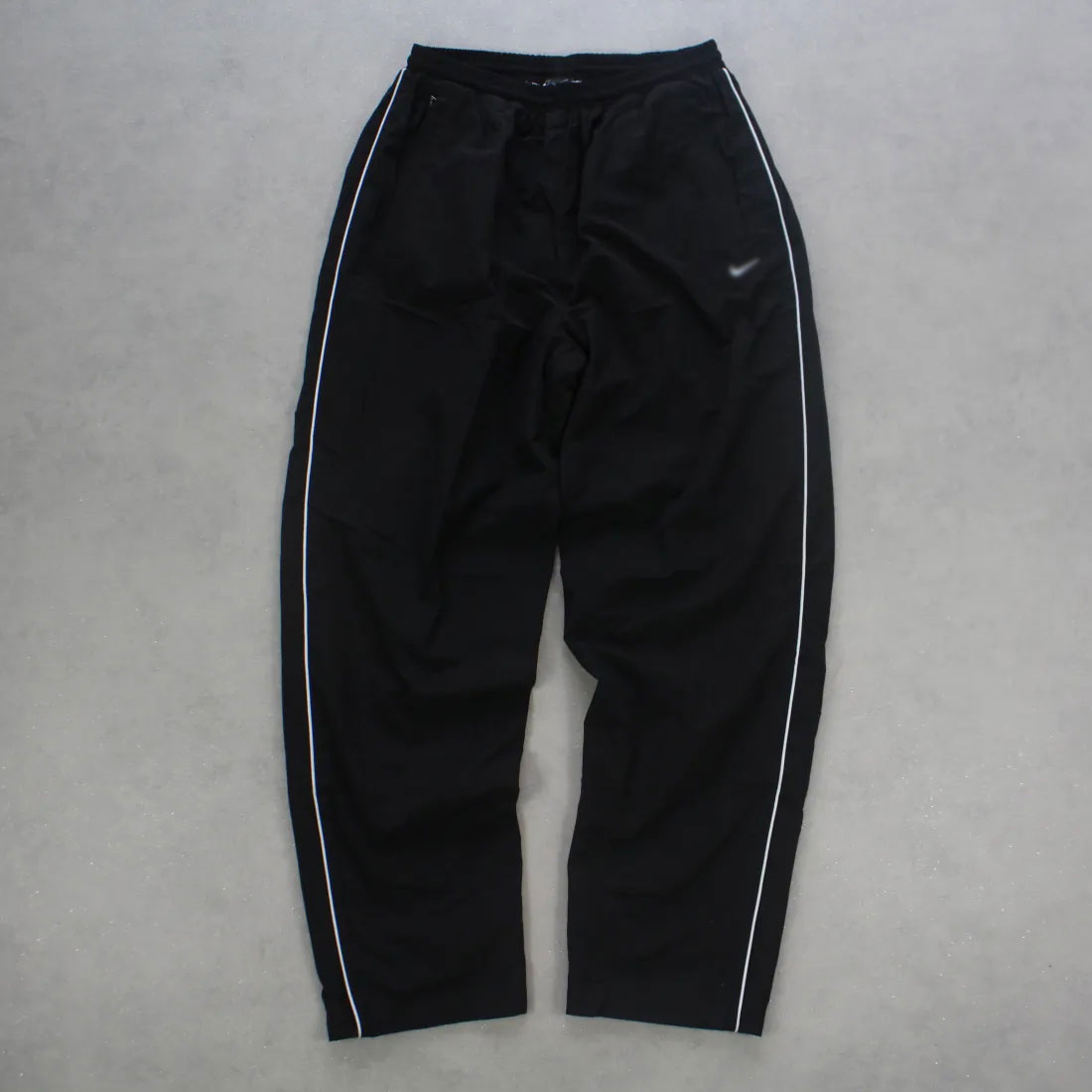 RARE 2000s Baggy Nike Trackpants Black - (M)