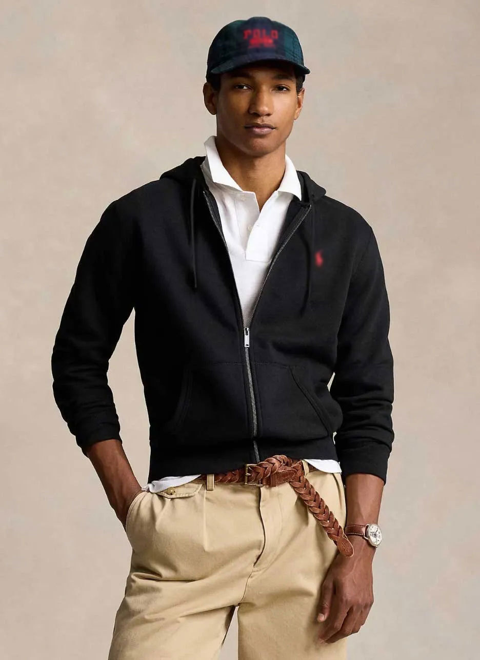 Polo Ralph Lauren Cotton Blend Hoodie – Black