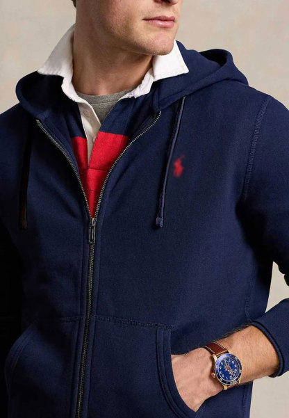 Polo Ralph Lauren Cotton Blend Hoodie – Blue
