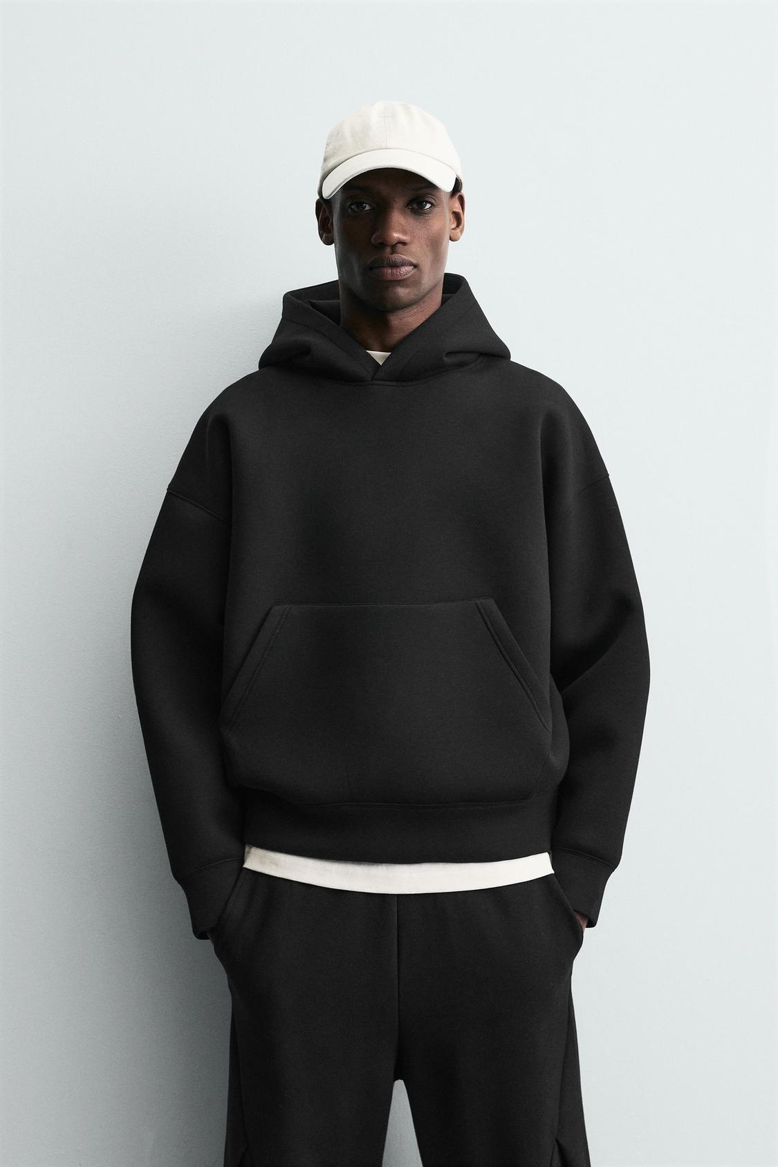 Loose Hooded Sweatshirt