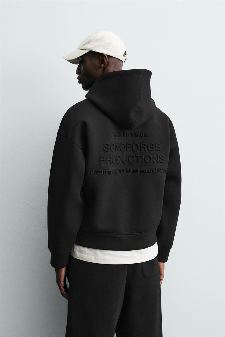 Loose Hooded Sweatshirt