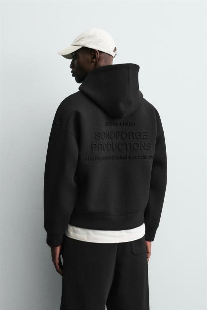 Loose Hooded Sweatshirt
