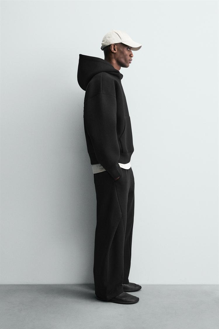 Loose Hooded Sweatshirt