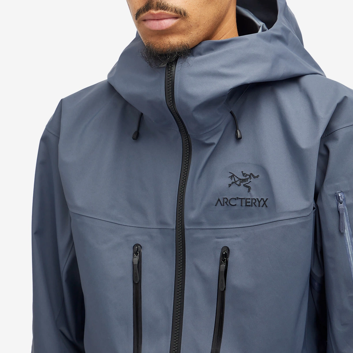 Men's Outdoor Windproof Jacket In Dark Stratus