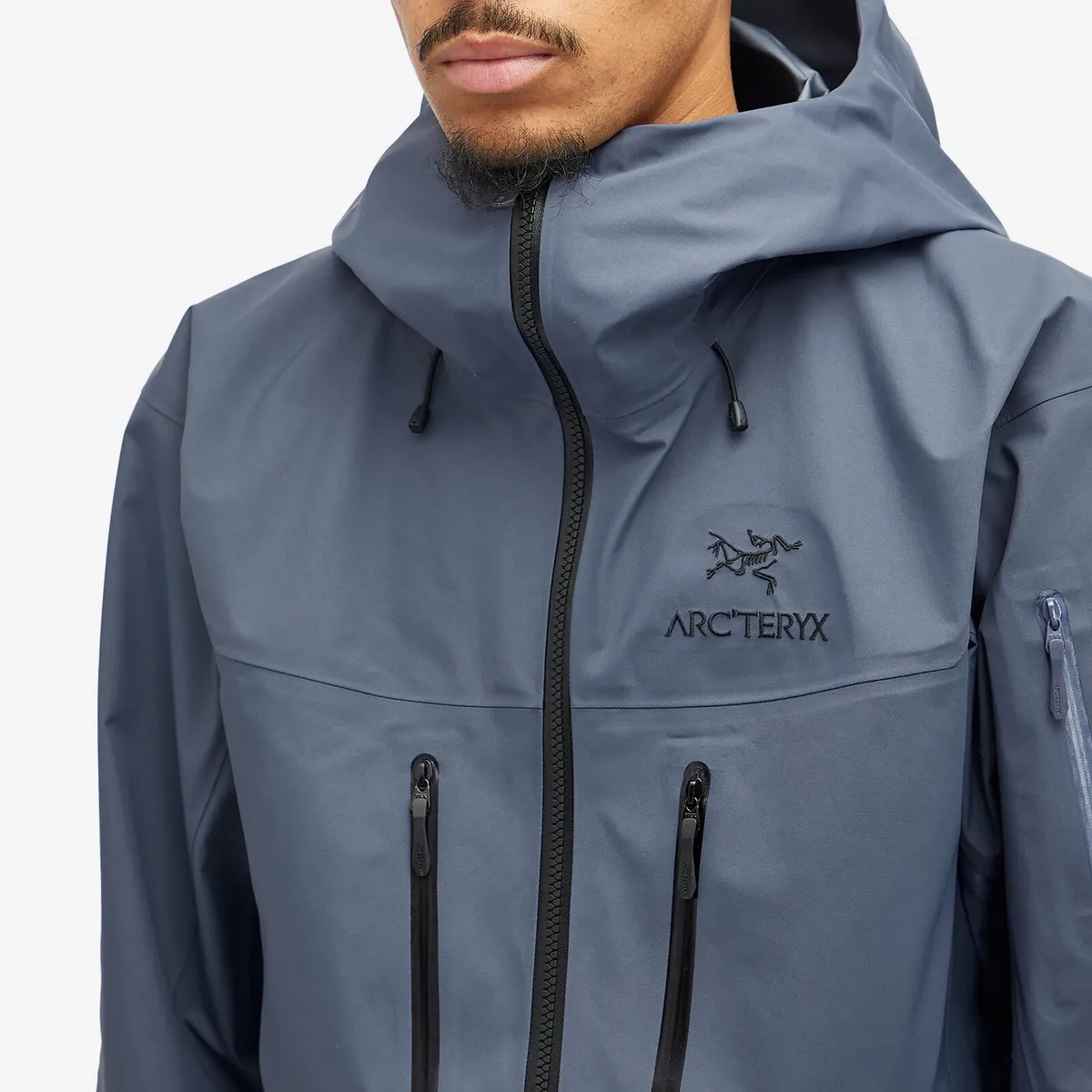Men's Outdoor Windproof Jacket In Dark Stratus