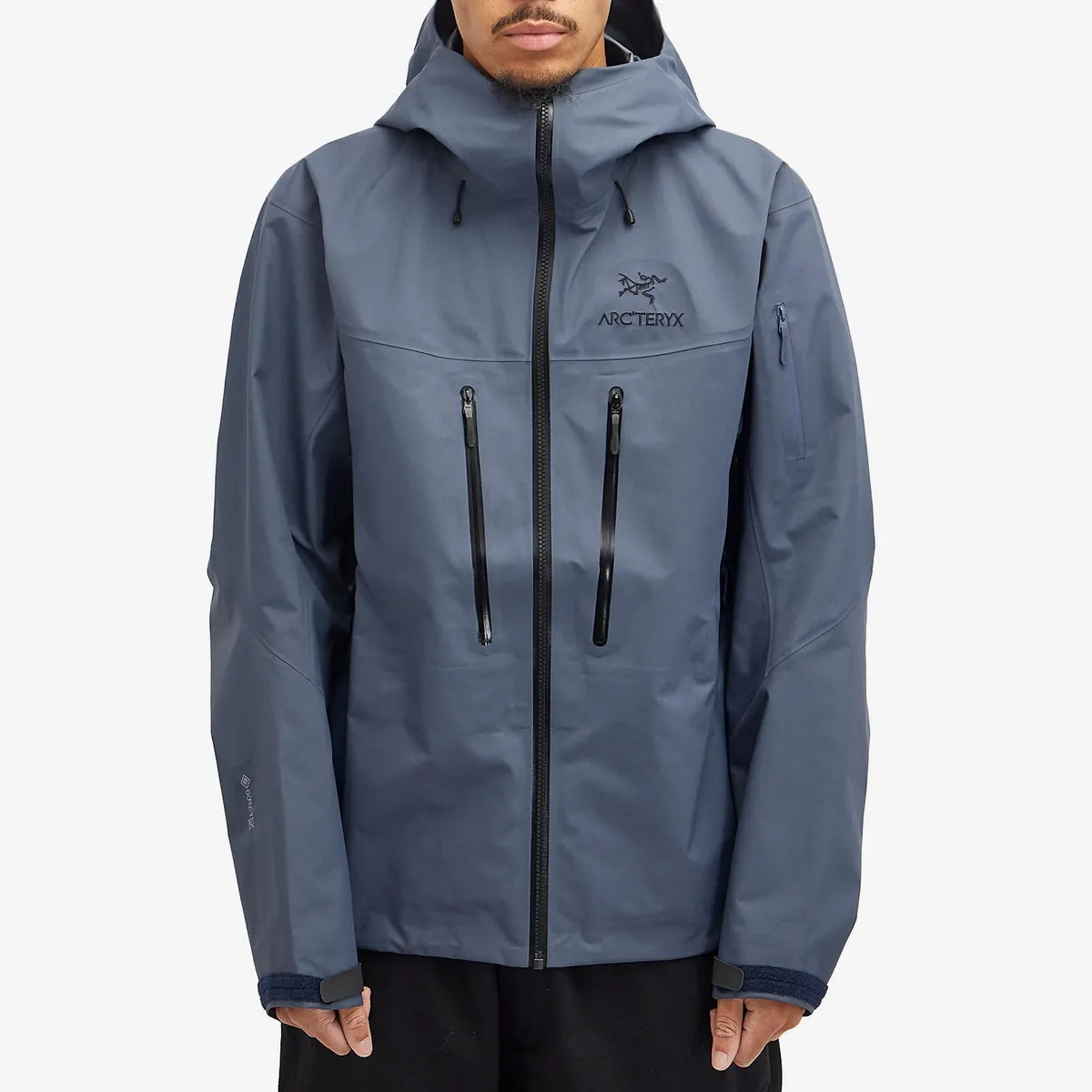 Men's Outdoor Windproof Jacket In Dark Stratus