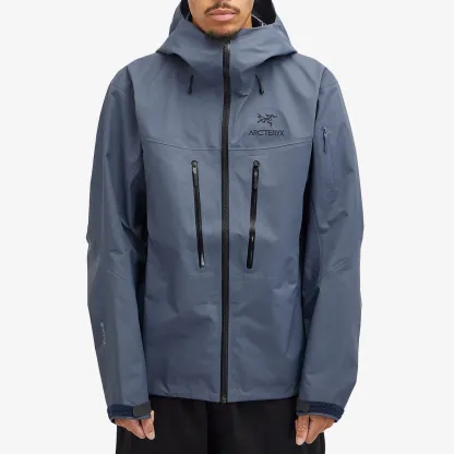 Men's Outdoor Windproof Jacket In Dark Stratus