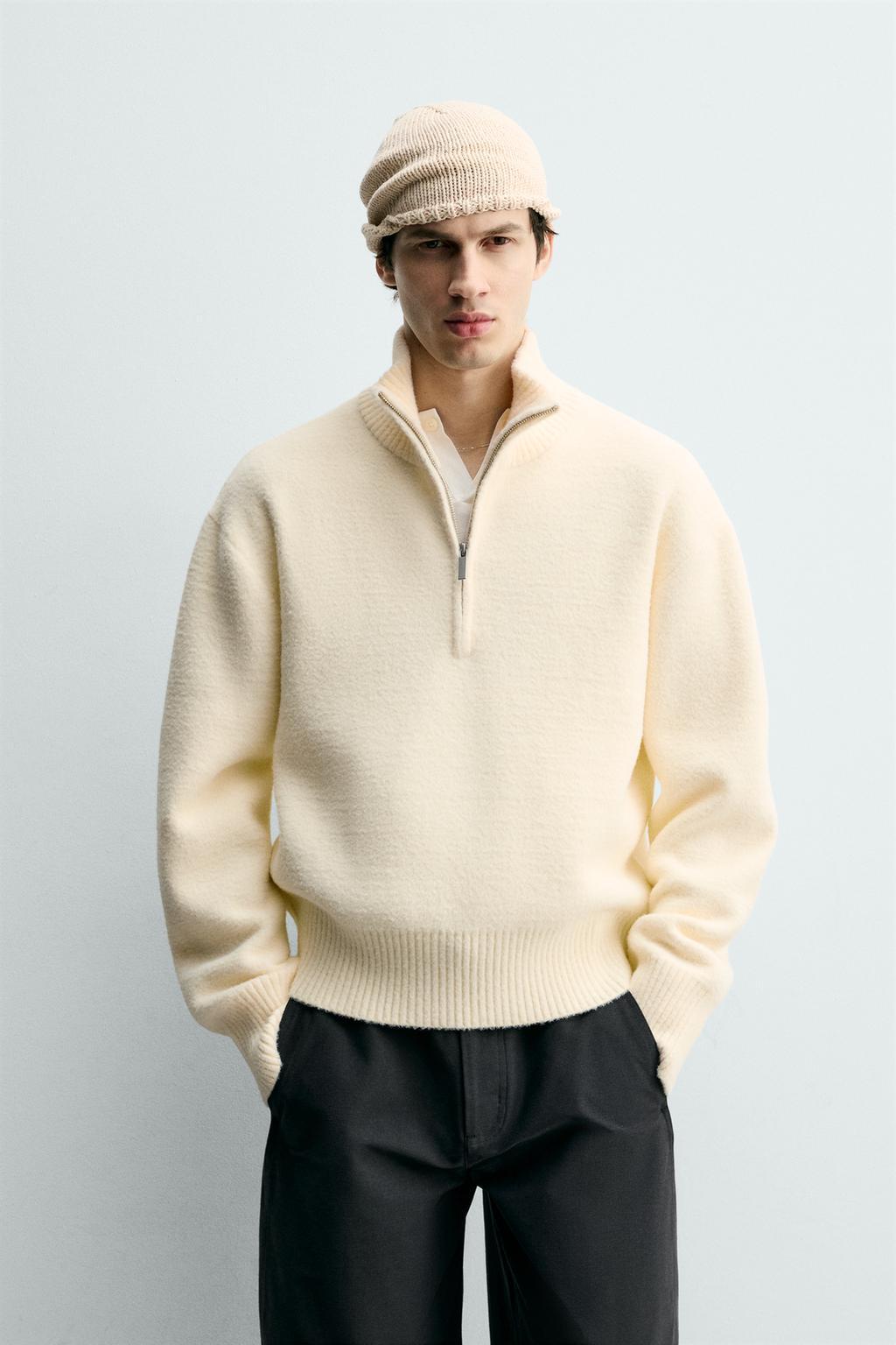 Boxy Fit Textured Jumper