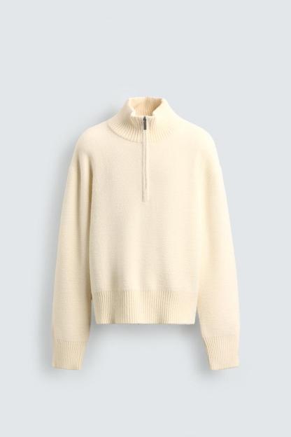Boxy Fit Textured Jumper