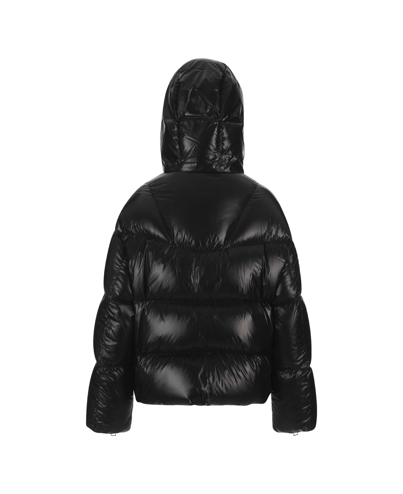 Black Huppe Short Down Jacket 