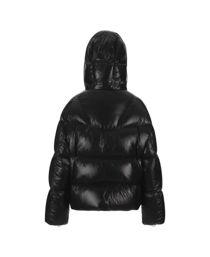 Black Huppe Short Down Jacket 