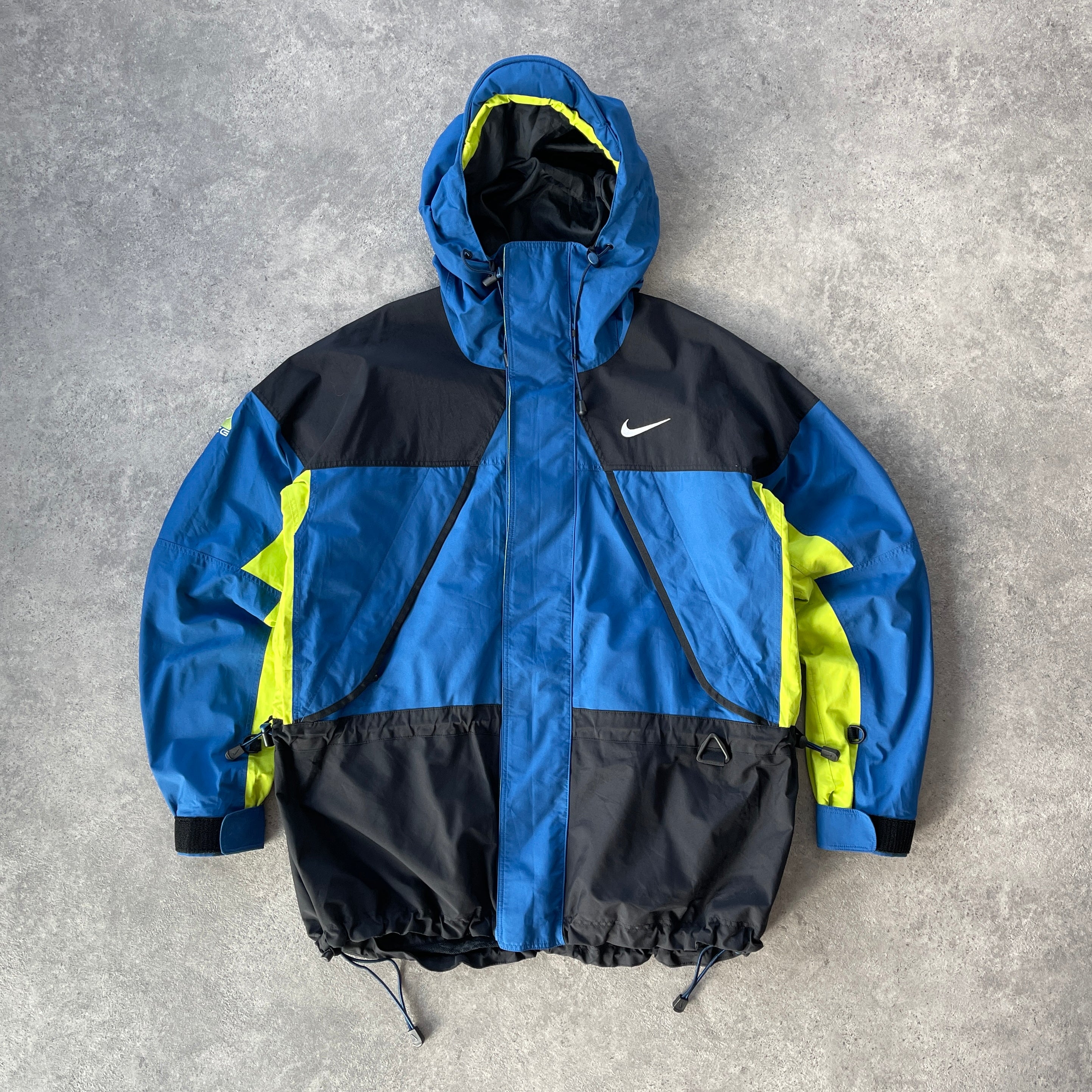 Men's storm-fit heavyweight waterproof technical jacket