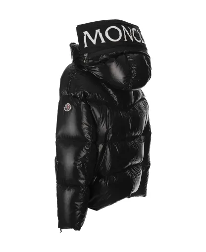 Black Huppe Short Down Jacket 