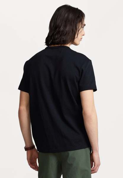 Men's T-shirt Red Logo - Black