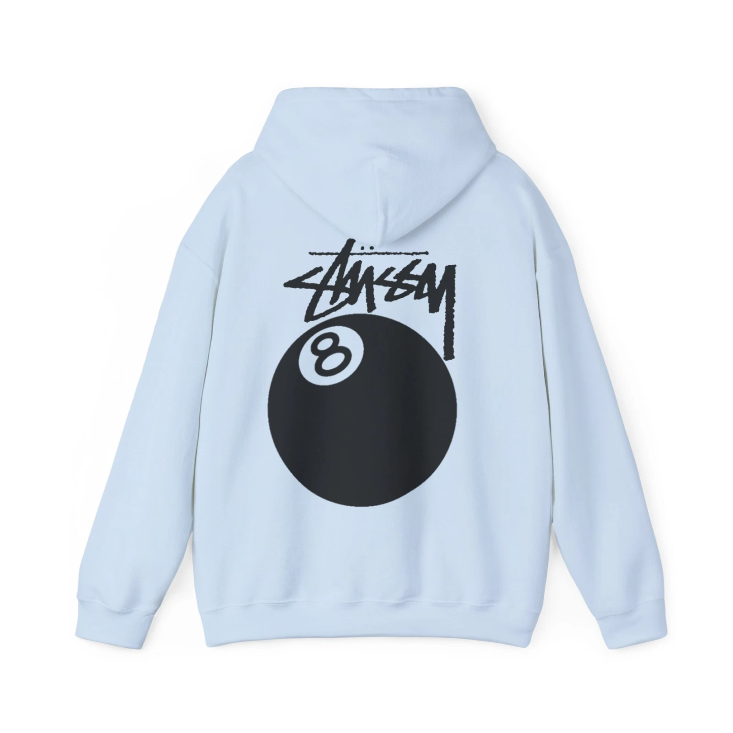 STÜSSY 8 BALL REP HOODIE, Streetwear Sweatshirt, Urban Fashion, Cool Pullover