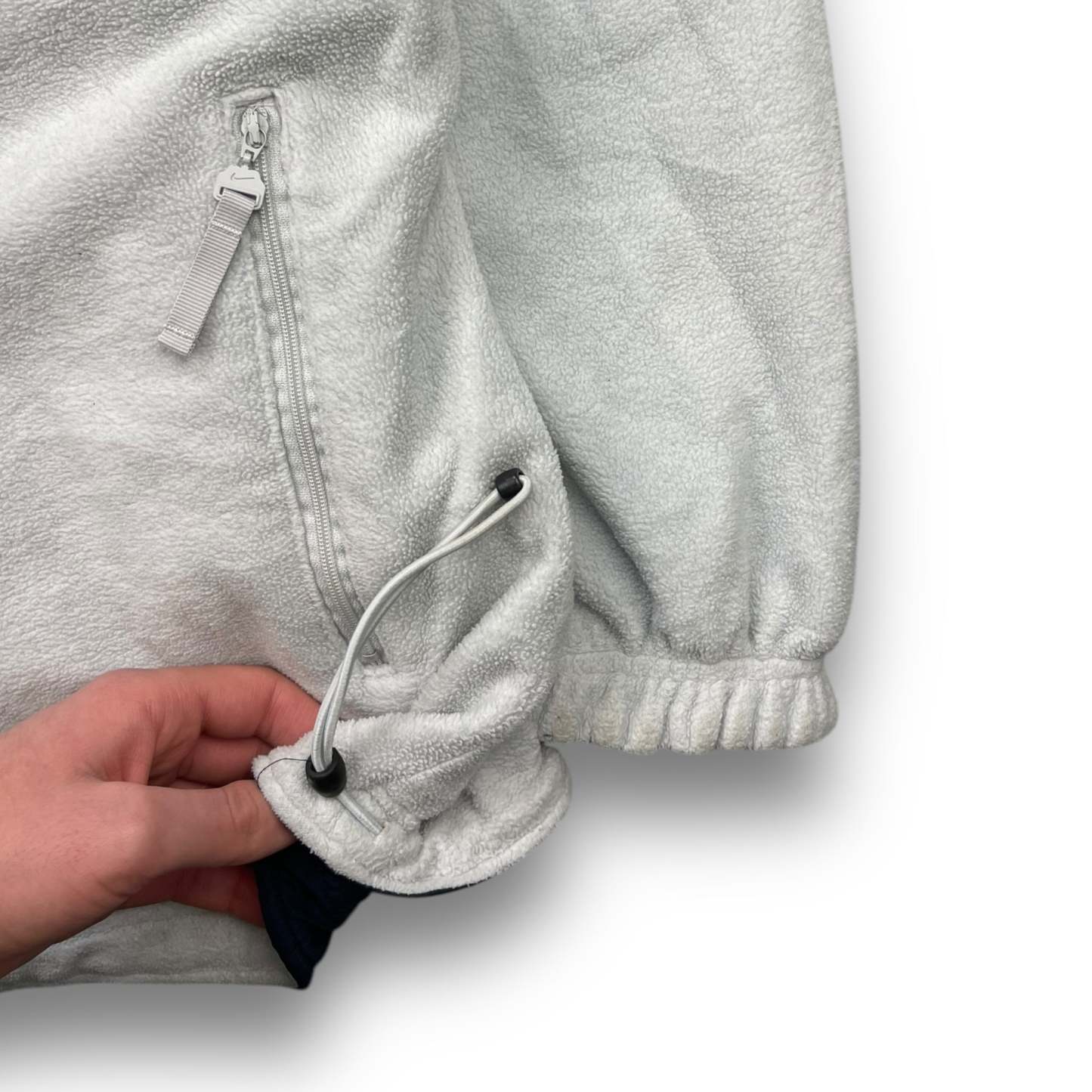 2000's Nike Reversible Asymmetric Zip Fleece Jacket