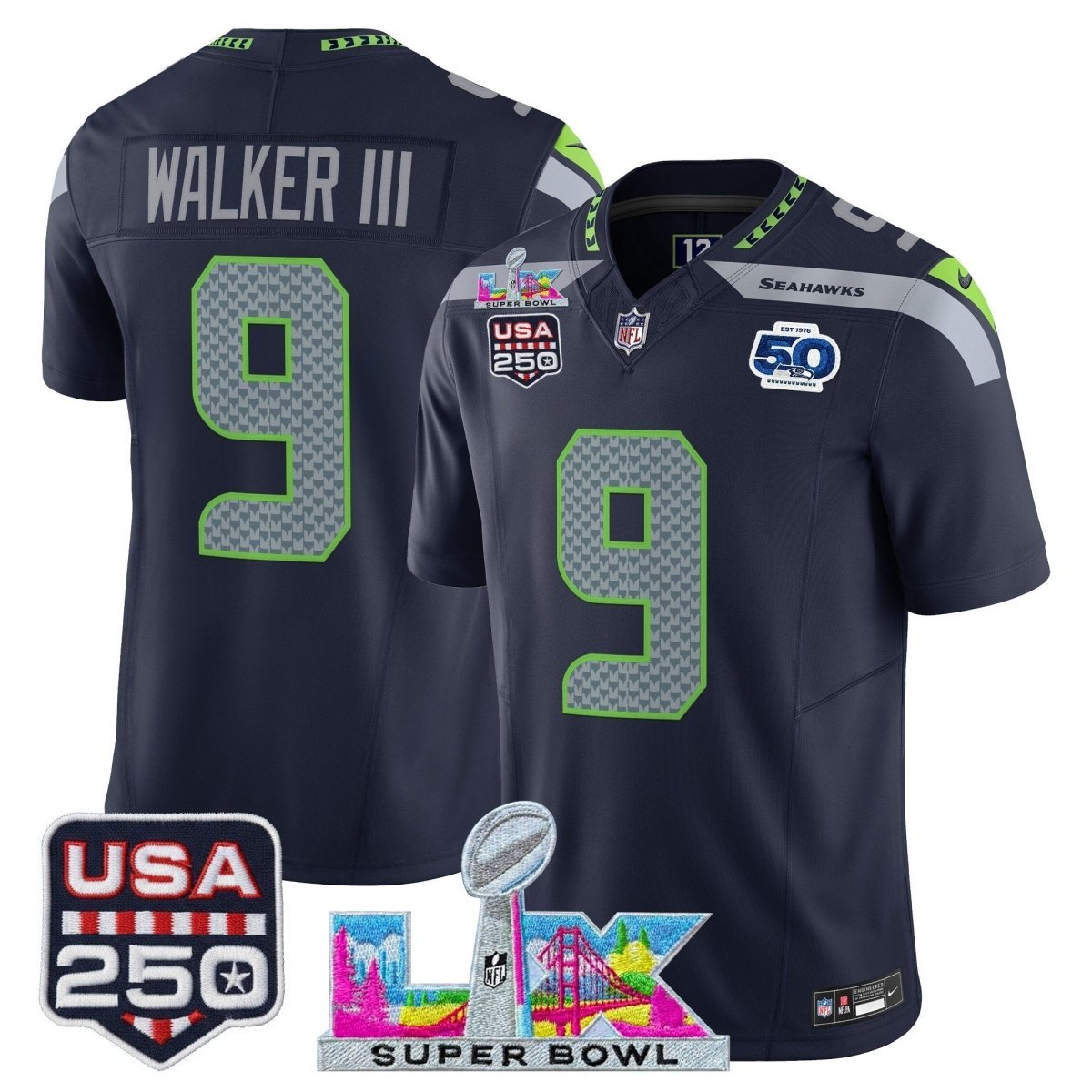 Men's SEA Football Jersey 