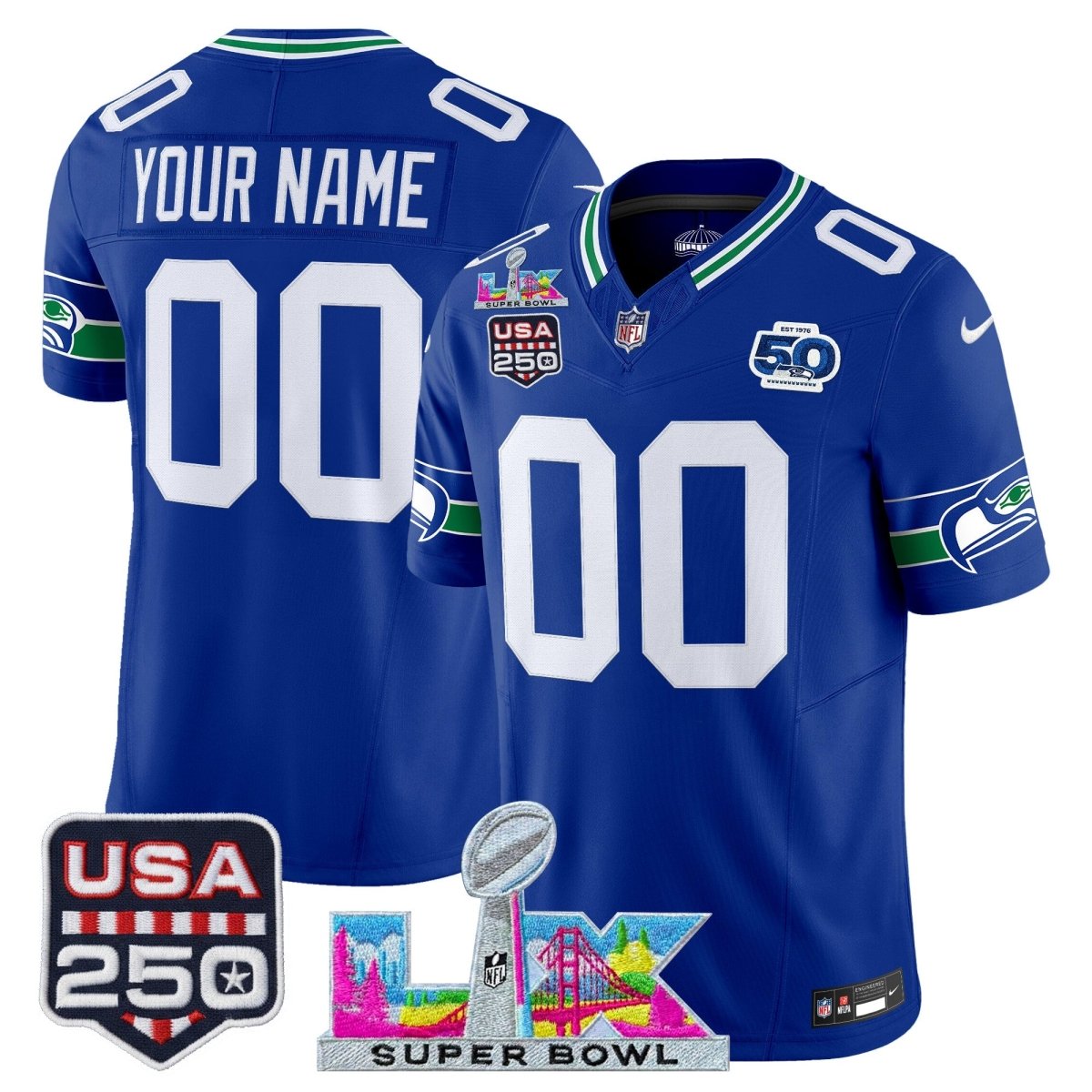Men's SEA Football Jersey 