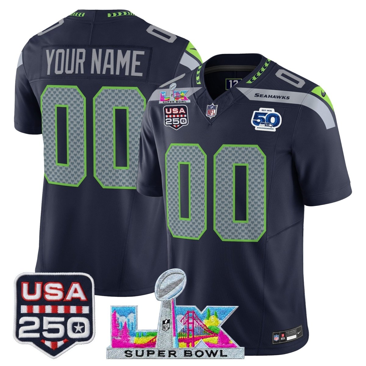 Men's SEA Football Jersey 
