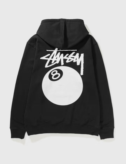 STÜSSY 8 BALL REP HOODIE, Streetwear Sweatshirt, Urban Fashion, Cool Pullover