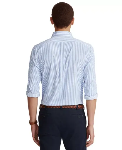 Men's Classic-Fit Striped Performance Shirt