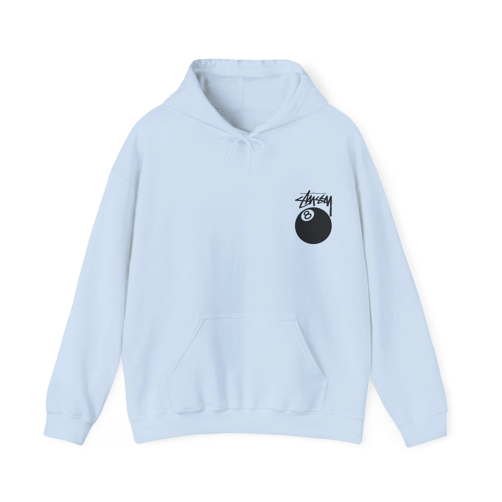 STÜSSY 8 BALL REP HOODIE, Streetwear Sweatshirt, Urban Fashion, Cool Pullover