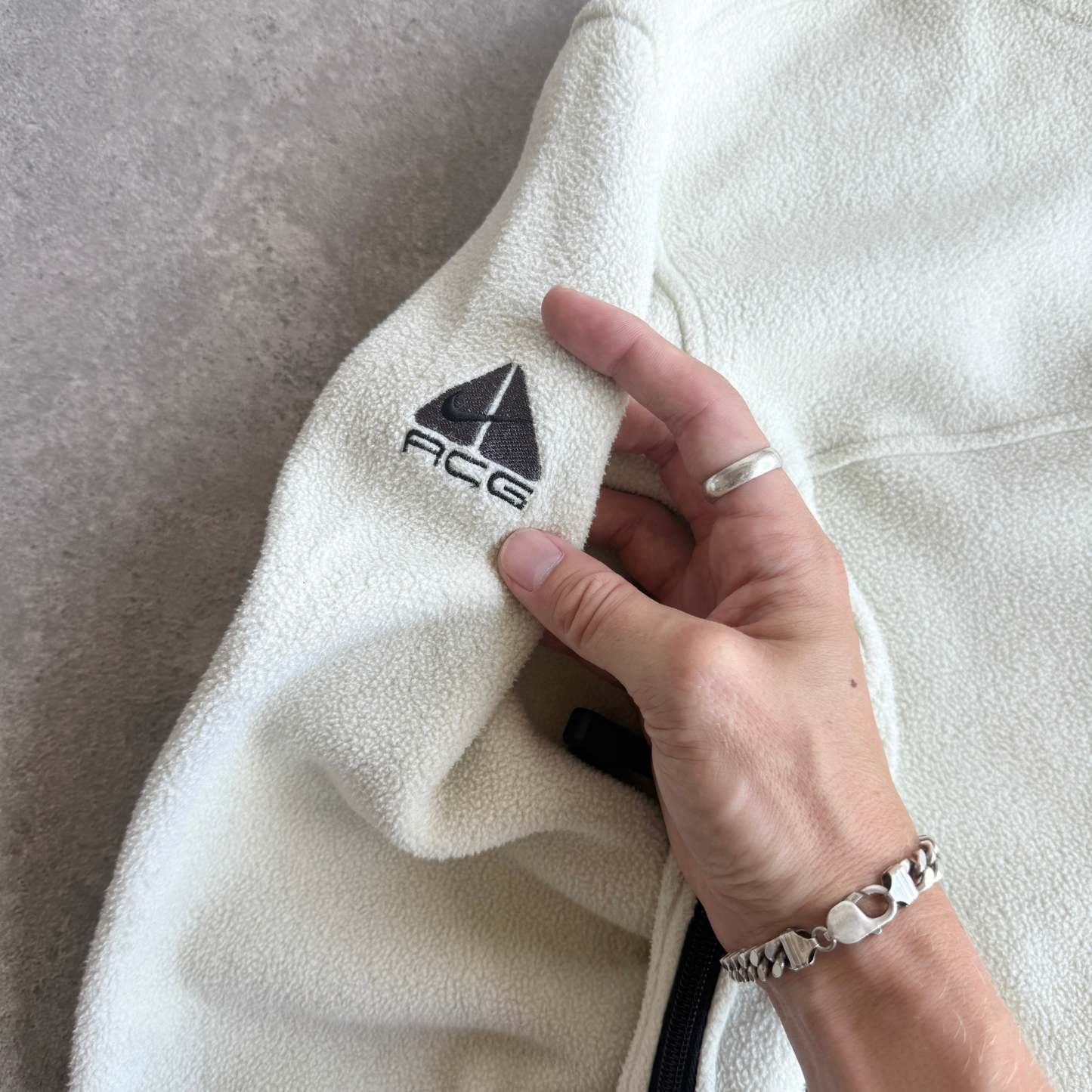 Men's technical Polartec zip up fleece