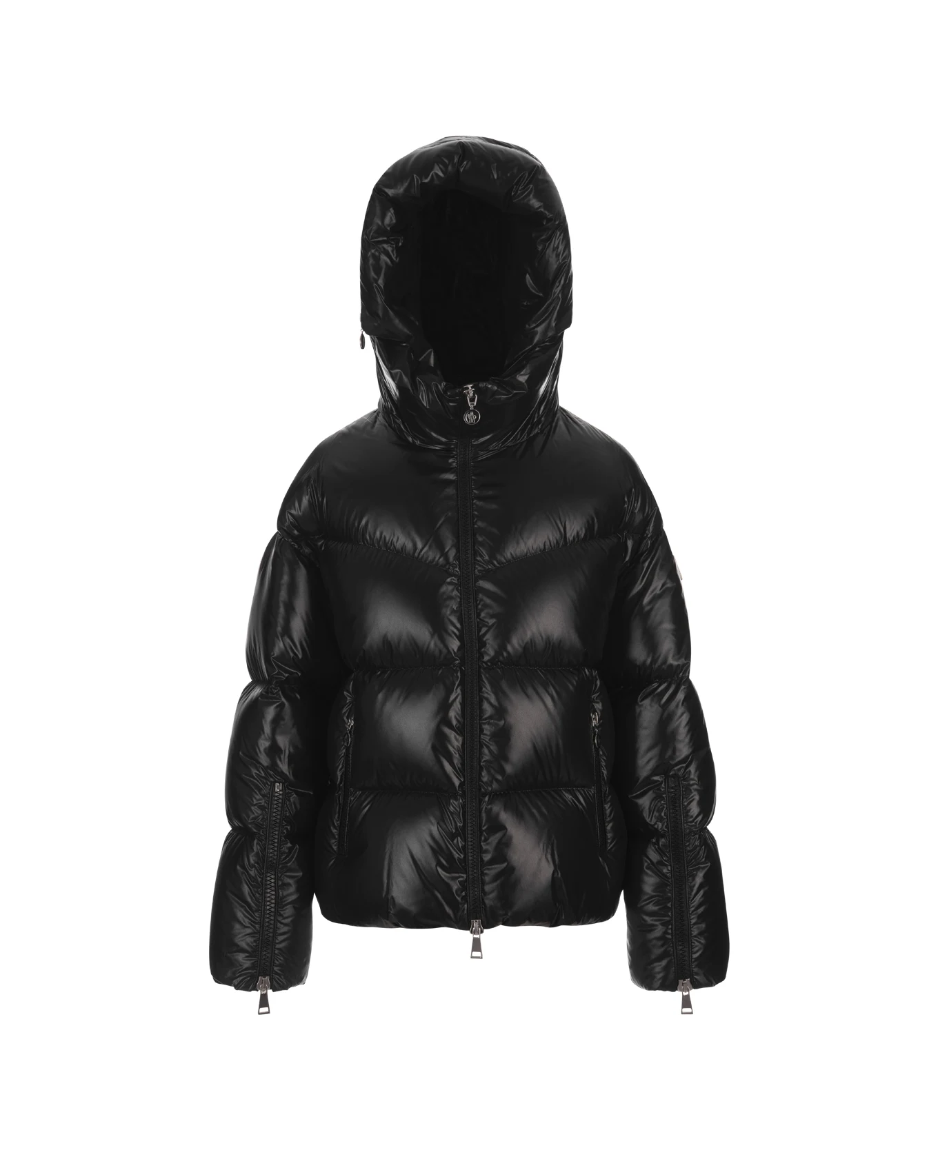Black Huppe Short Down Jacket 