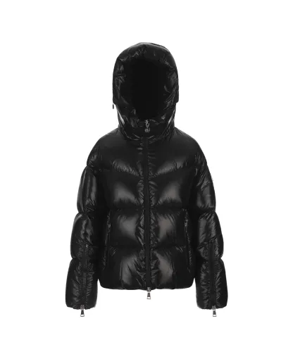 Black Huppe Short Down Jacket 