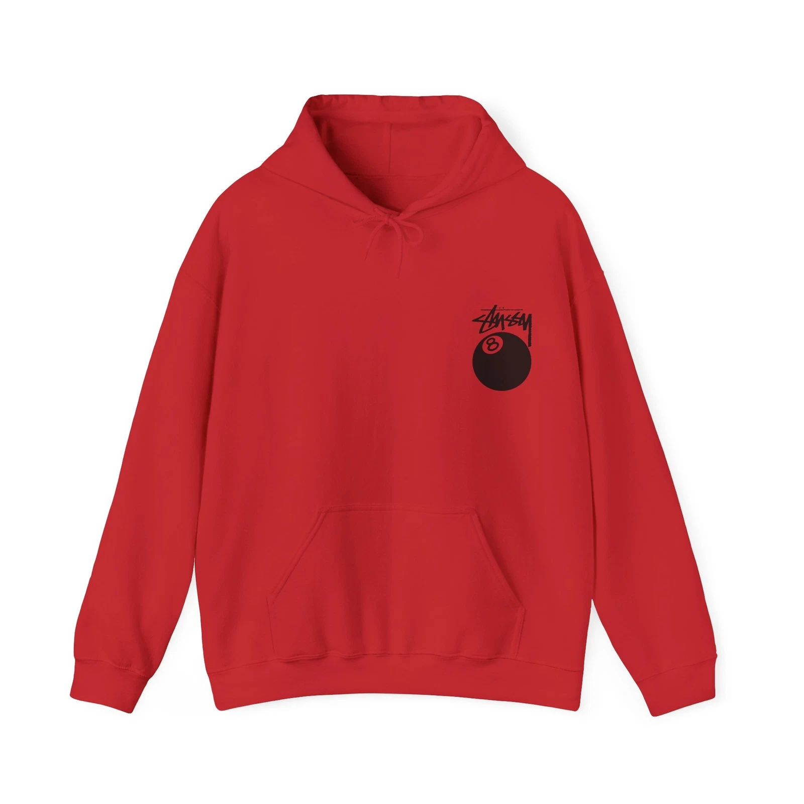 STÜSSY 8 BALL REP HOODIE, Streetwear Sweatshirt, Urban Fashion, Cool Pullover