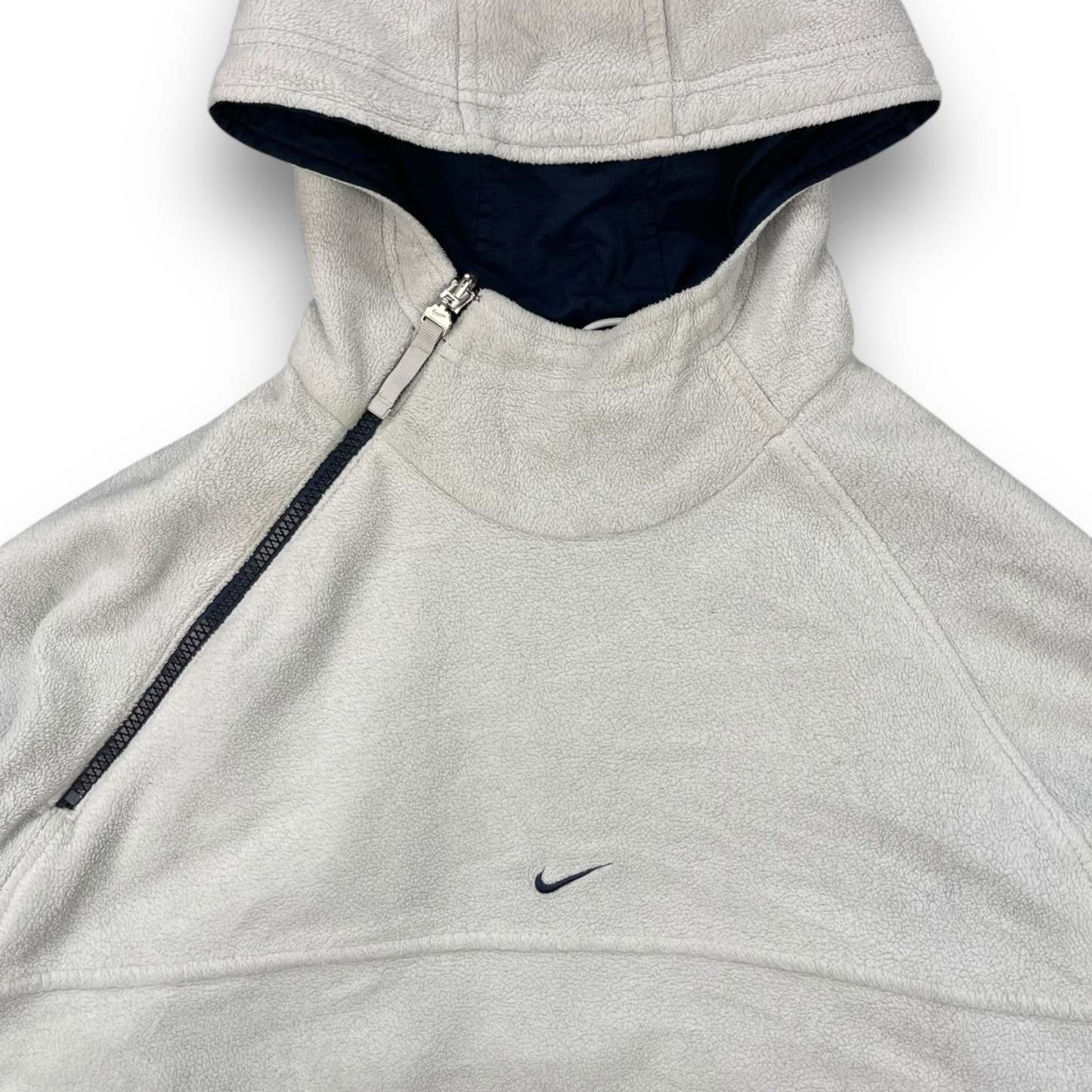 2000's Nike Reversible Asymmetric Zip Fleece Jacket