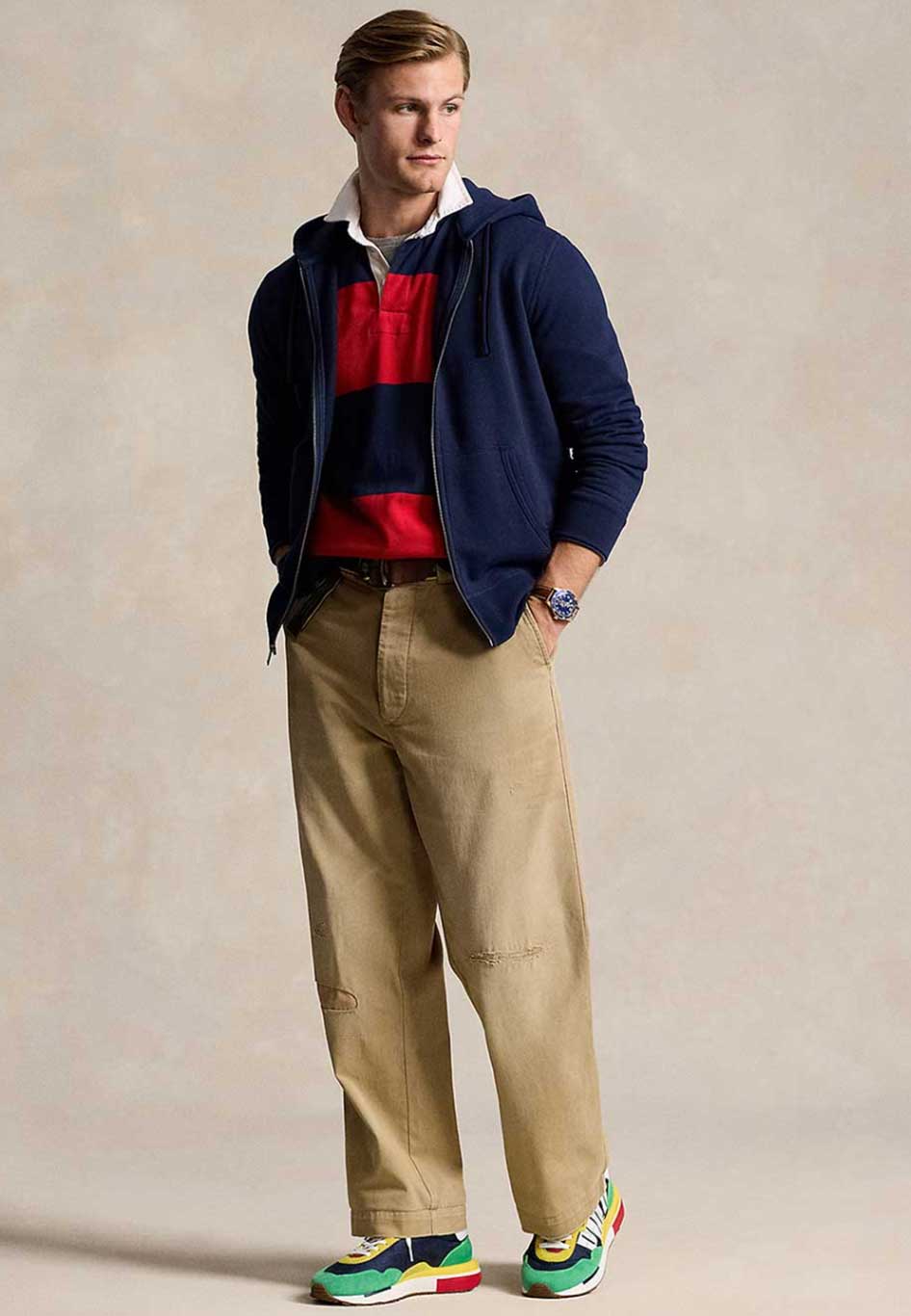 Polo Ralph Lauren Cotton Blend Hoodie – Blue