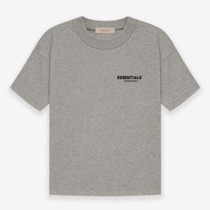 Kid's Short Dark Heather Oatmeal