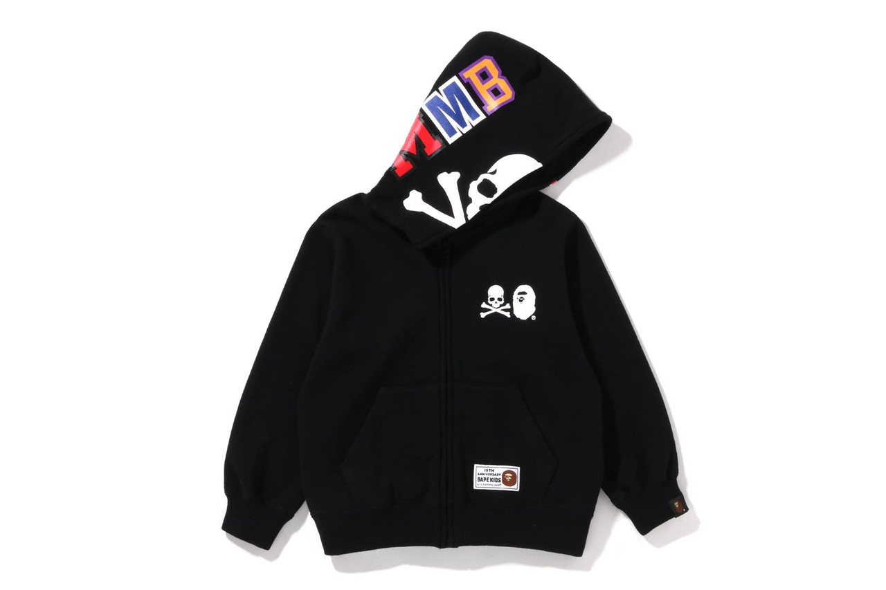 [BAPE KIDS X MMJ] 15TH ANNIVERSARY SHAR ZIP HOODIE