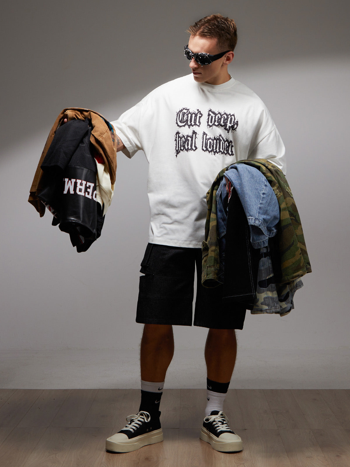 Original "Cut Deep Heal Louder" Graphic T-Shirt