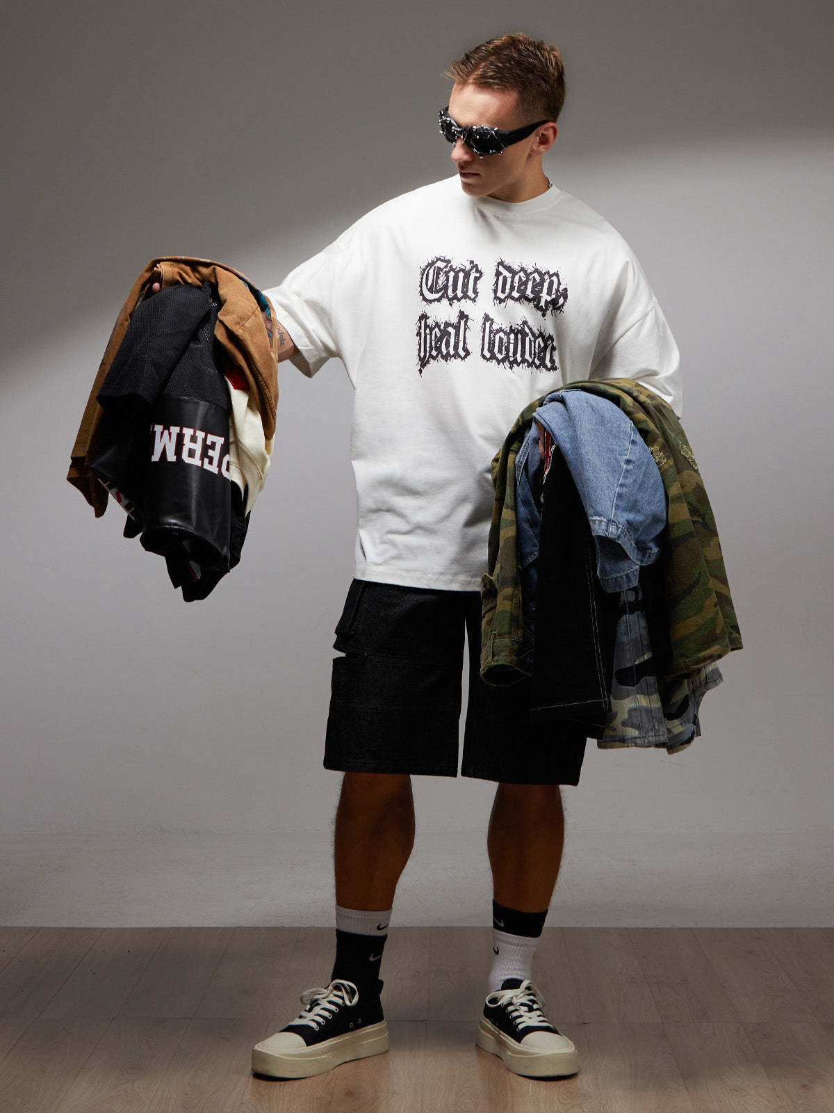 Original "Cut Deep Heal Louder" Graphic T-Shirt