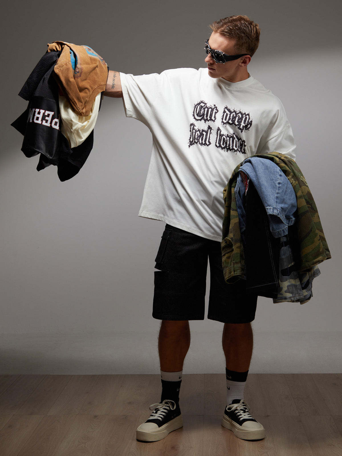 Original "Cut Deep Heal Louder" Graphic T-Shirt