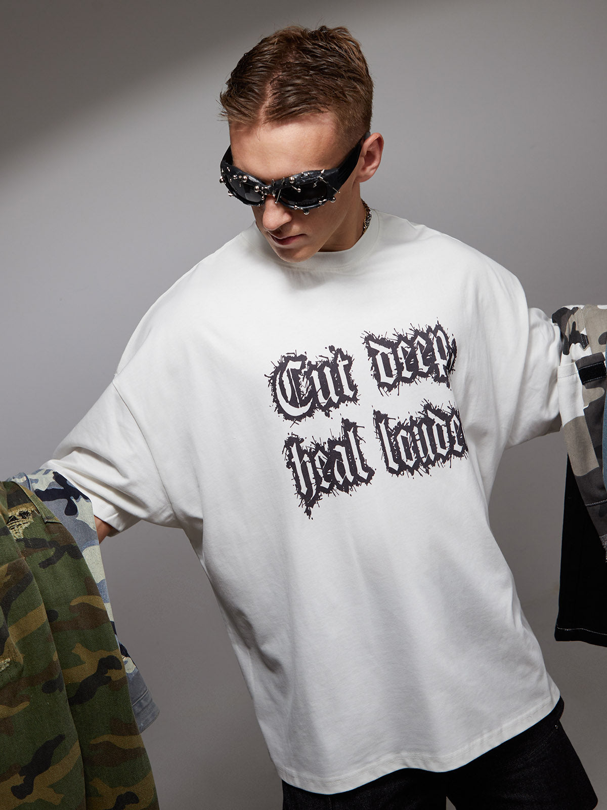 Original "Cut Deep Heal Louder" Graphic T-Shirt