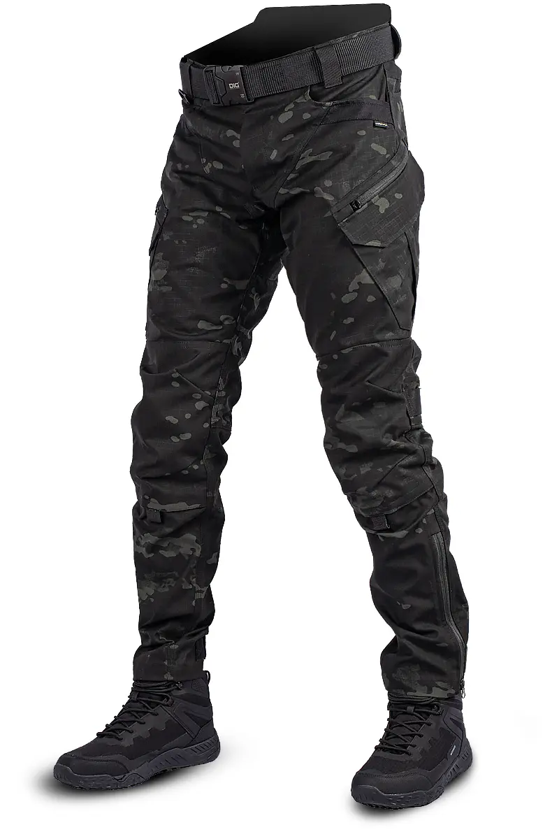 Kinetic multicam black tactical pants