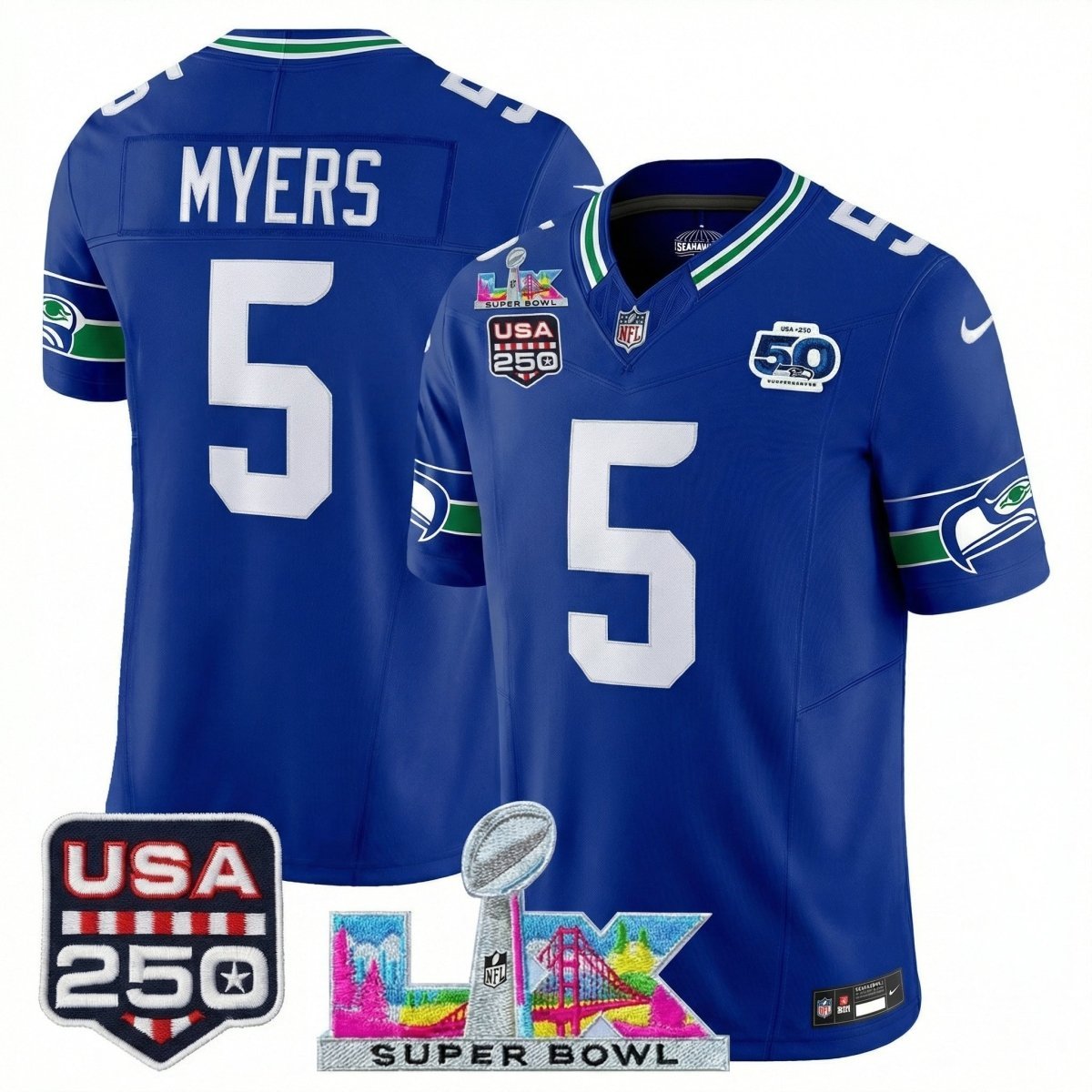 Men's SEA Football Jersey 