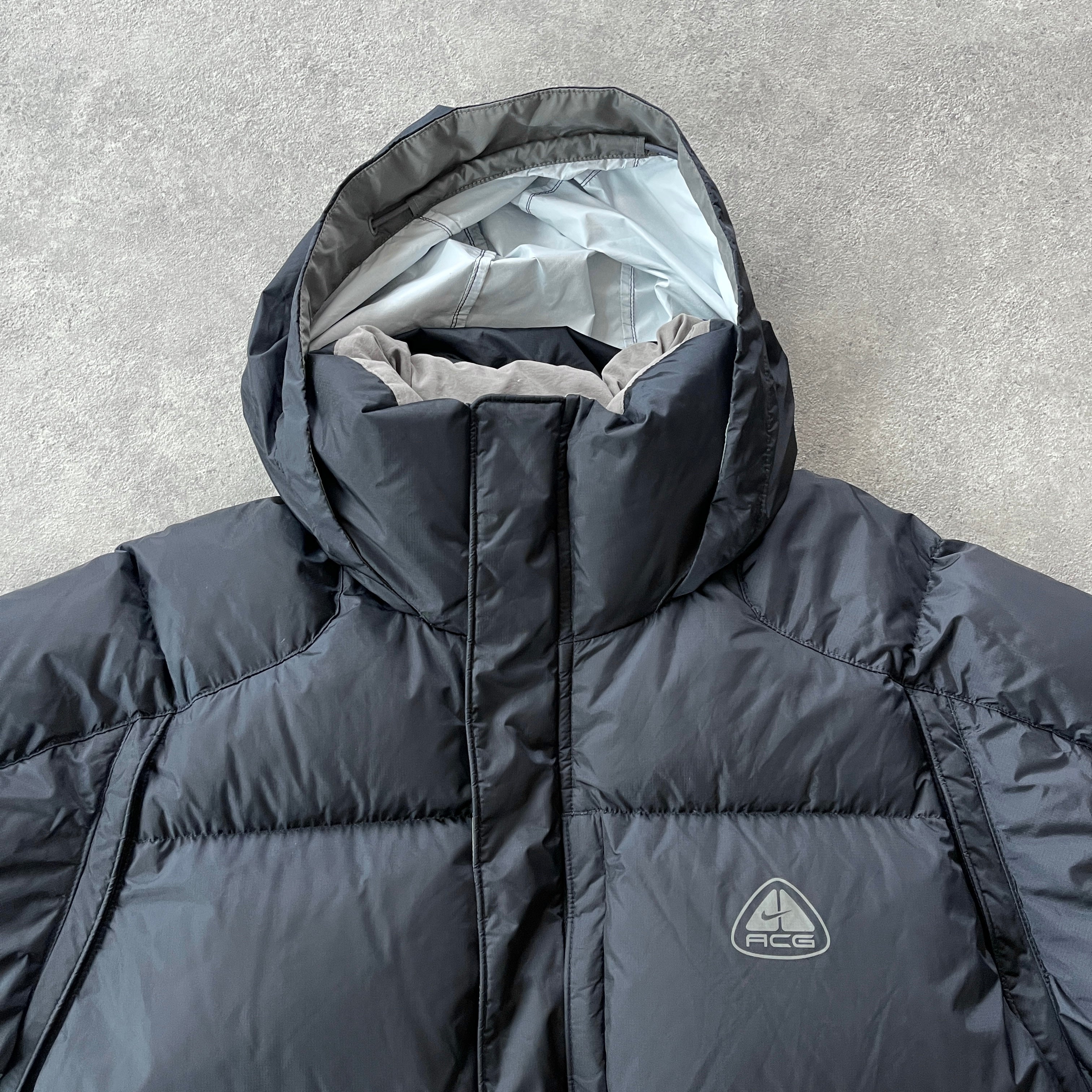 Men's  heavyweight technical down fill puffer jacket