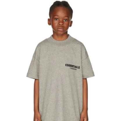 Kid's Short Dark Heather Oatmeal