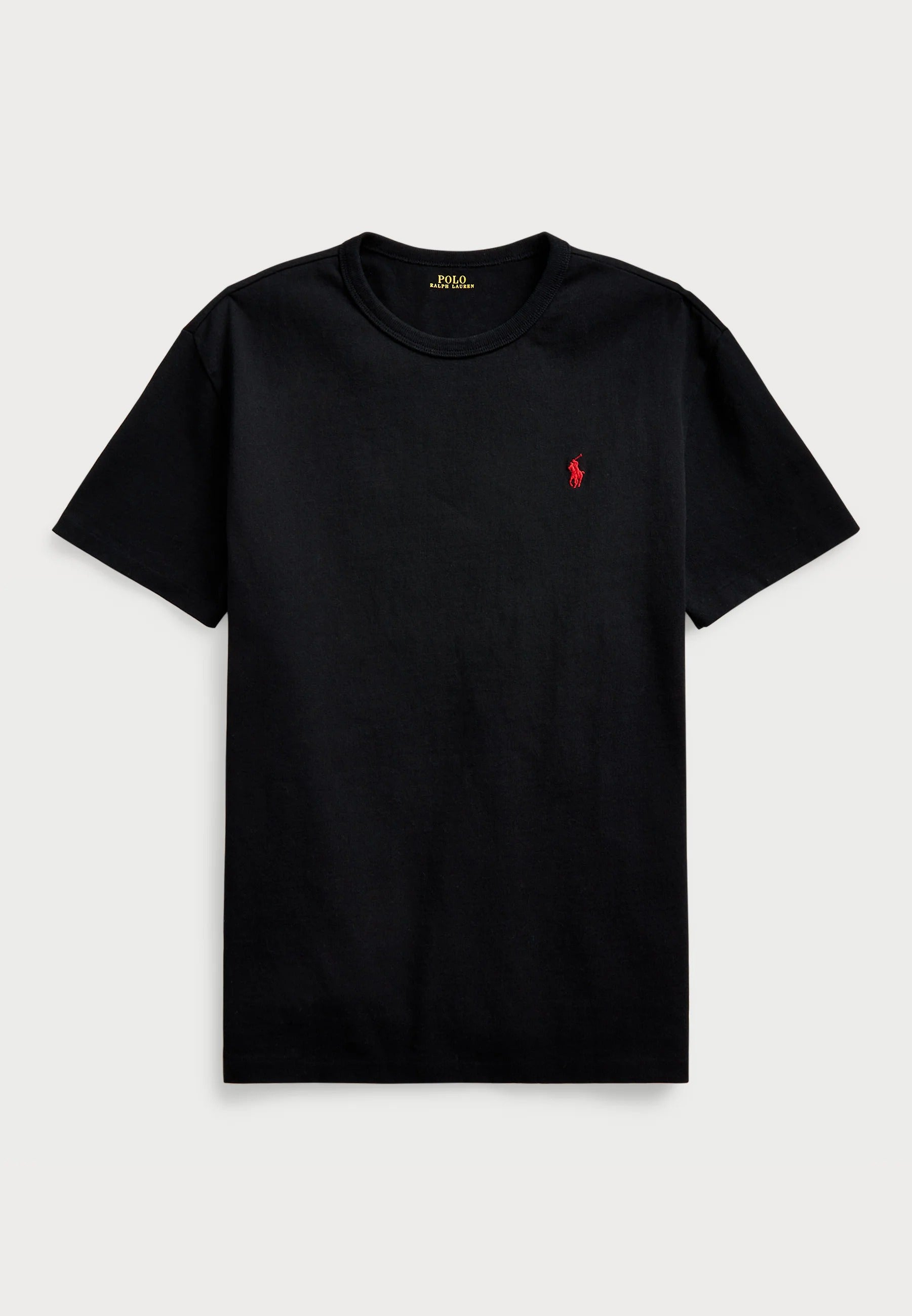 Men's T-shirt Red Logo - Black
