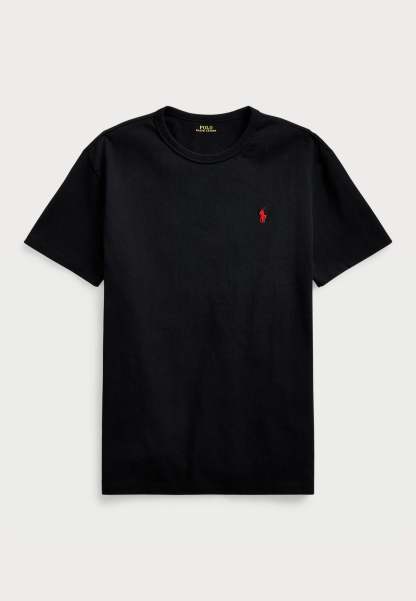 Men's T-shirt Red Logo - Black