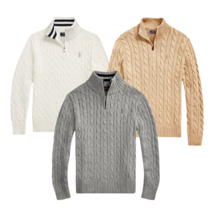 PREMIUM SET CABLE-KNIT COTTON [Time-limited]