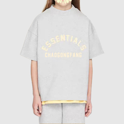 Kid's Short Dark Heather Gray