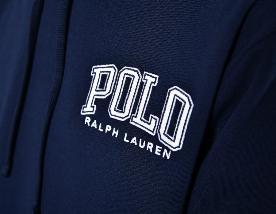 Polo Ralph Lauren Graphic Fleece Hoodie Cruise Navy