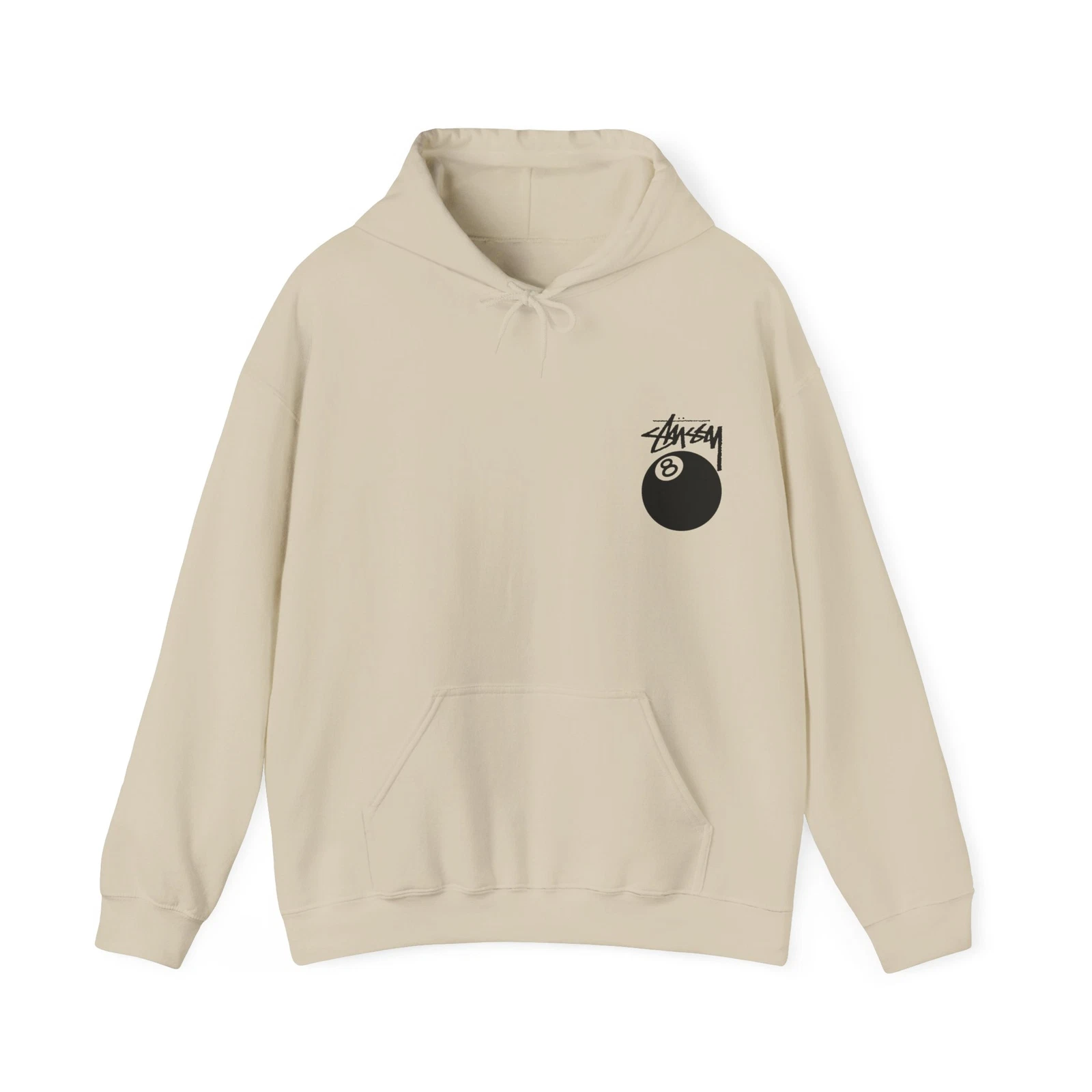 STÜSSY 8 BALL REP HOODIE, Streetwear Sweatshirt, Urban Fashion, Cool Pullover