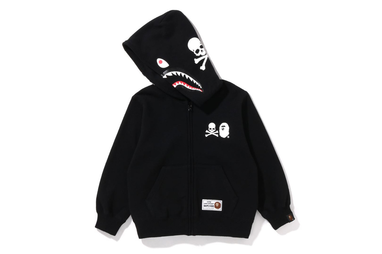 [BAPE KIDS X MMJ] 15TH ANNIVERSARY SHAR ZIP HOODIE