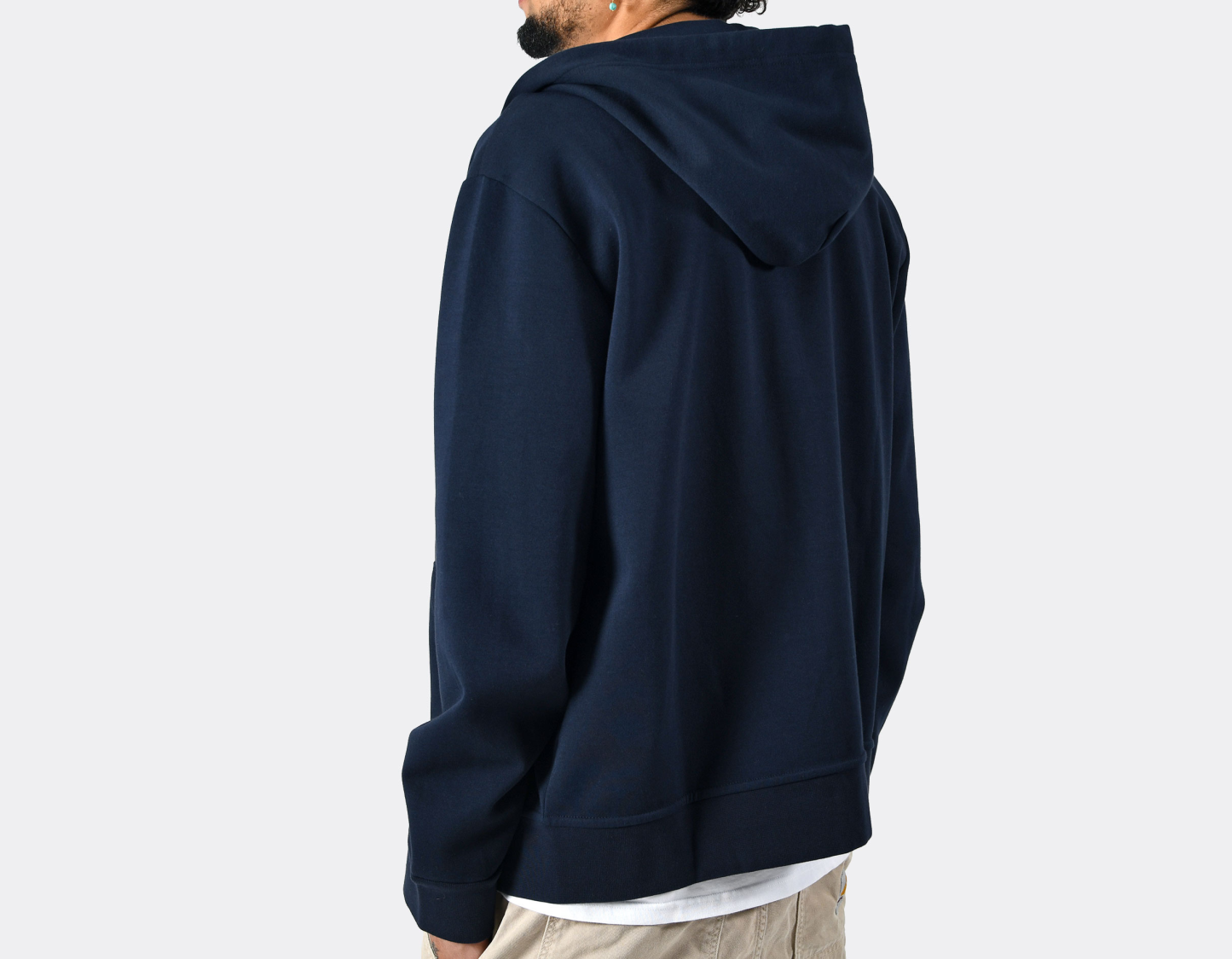 Polo Ralph Lauren Double-Knit Full Zip Hoodie Aviator Navy